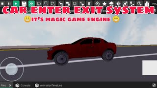 car enter exit system it's magic game engine @udayyadav.15