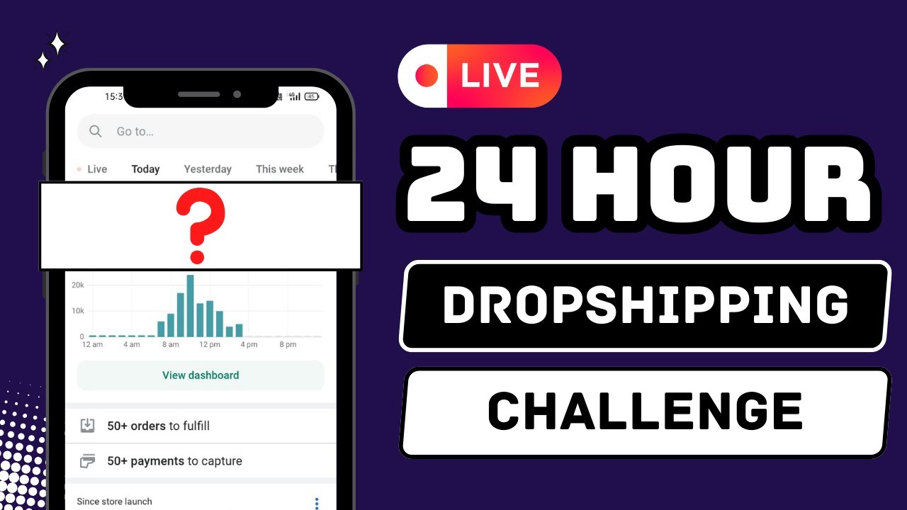 24 Hours Live Dropshipping Challenge | Complete Strategy Revealed - YouTube