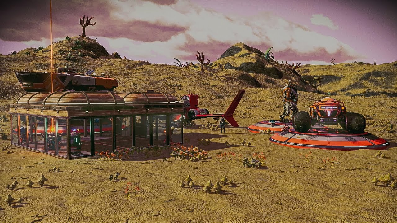 No Man's Sky Creating & Uploading Glass Base Setting Up Exosuit