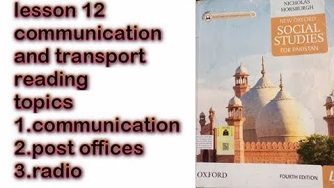 Class 4   Social Studies   Chapter 12   Lecture 1 Communication by educational tips