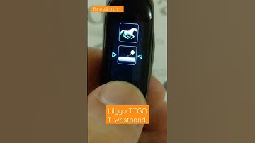 breakout on Lilygo TTGO T-wristband #esp32 #indiegame #gamedev #retrogames #smartwatch #diy