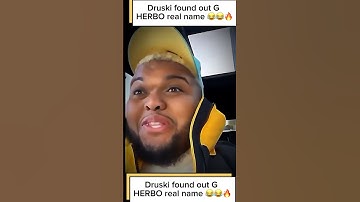 Thumbnail of Druski found out G HERBO real name 🤯👀😳 #youtubeshorts #gherbo #druski #funny #hiphopartist #rap