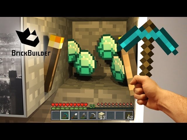 Minecraft Real Life - Diamonds at home class=