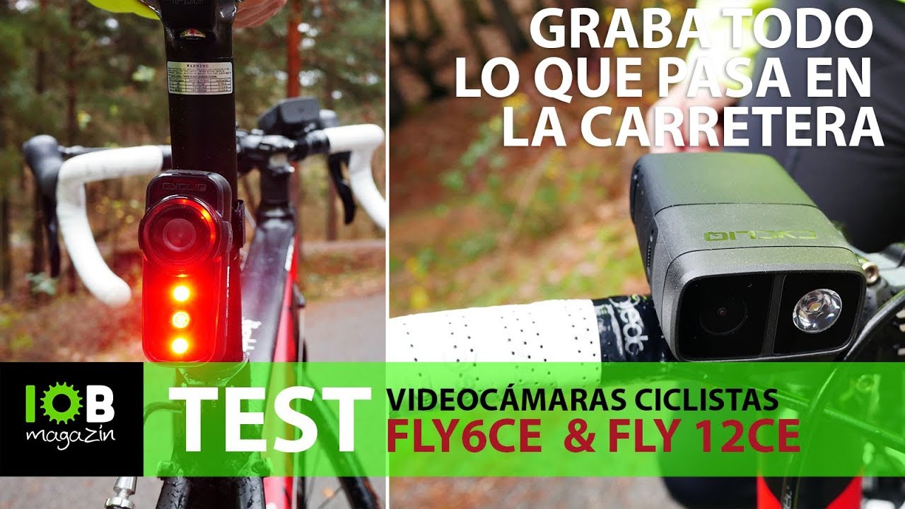 Graba todo lo que pasa en la carretera mientras montas en bicicleta.  Probamos las cámaras FLY6 CE y FLY12 CE. - Iberobike