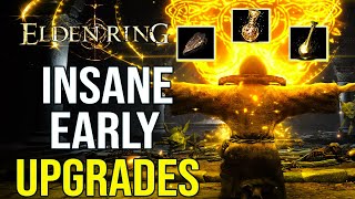 Elden Ring | How to be OP Early | ALL Golden Seed, Sacred Tears & Smithing Stone +1 Locations