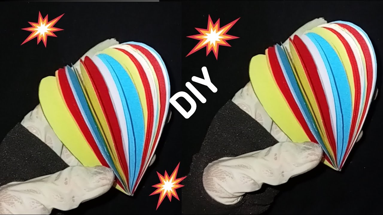 Mini Notebook DIY | Papercraft Heartshape Beautiful Notebook