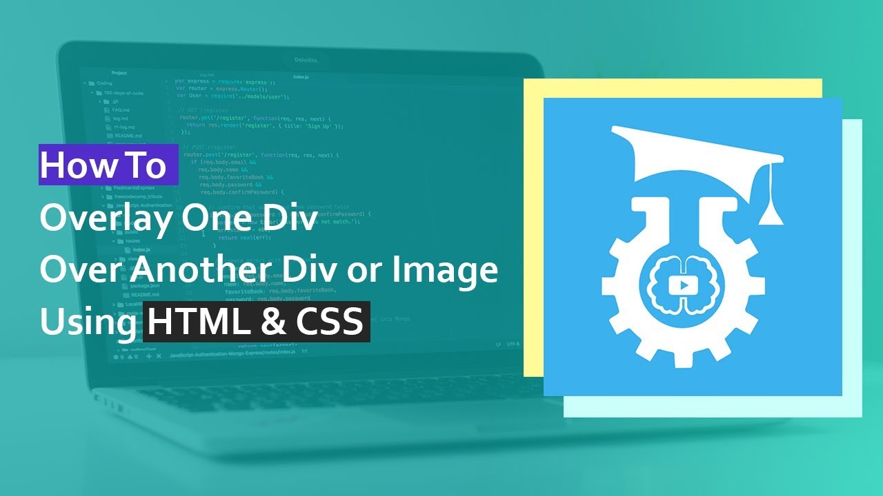 leje Latter Katastrofe How To Overlay One Div Over Another Div or Image Using HTML & CSS - YouTube