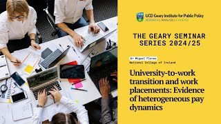 The Geary Seminar Series - 17th September 2024