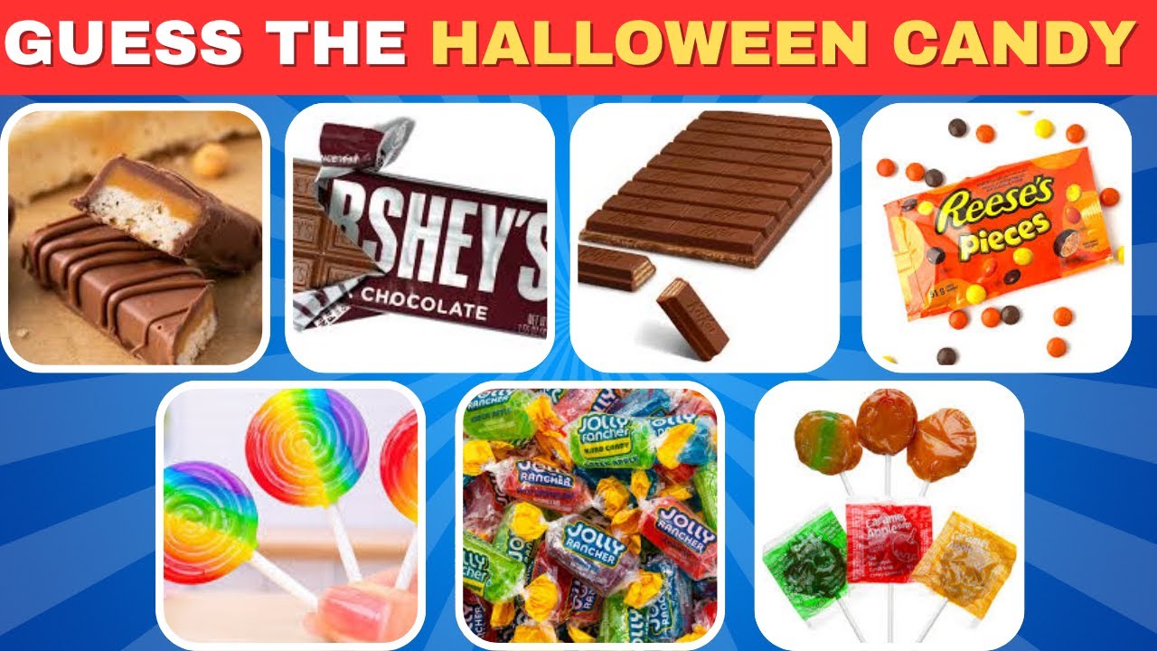 Угадай конфету на Хэллоуин 🍬🎃 | Весёлый челлендж с конфетами | Луковая викторина