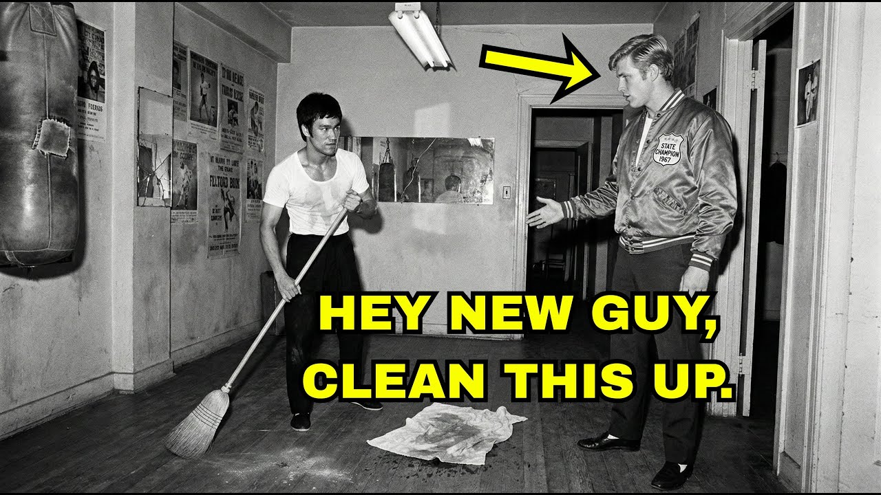 Bruce Lee Was Sweeping a Floor When a Champion Called Him 'Janitor' — 30 Seconds Later...