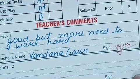 Report Card Remarks for students / Comments/Positive Remark #teacher #teaching #students #learning