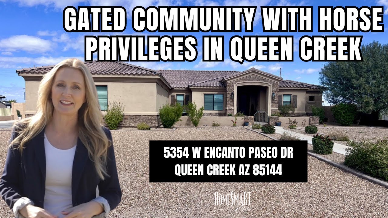 Pool, Acre Lot, Luxurious Backyard, Gated Community, Horses OK, Queen Creek, AZ