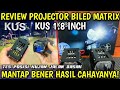 Review biled matrix kus 18 inch blue lens biledprojector biled biledkus