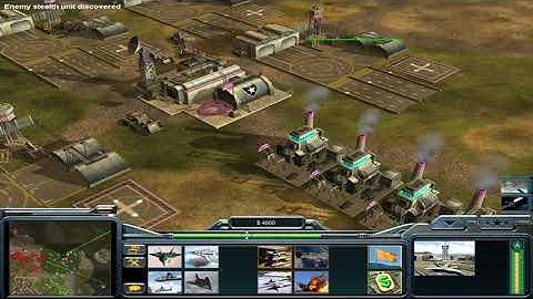 C & C Generals Zero:Hour SkirmisH 3 Vs 3 Hard Ai [Me Not Use Superweapon]