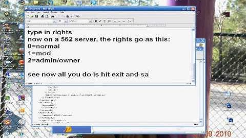 How to make yourself/others an Admin/Mod/Owner on a 562 rsps