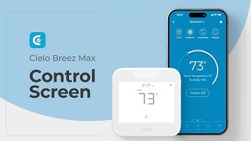 Cielo Breez Max-  App Control Screen
