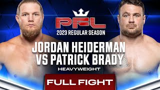 Jordan Heiderman vs Patrick Brady | PFL 5, 2023