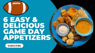 Super easy and delicious game day appetizers \/\/ Super Bowl party food \/\/ football #superbowl