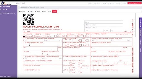 Fill and Print on CMS 1500 Form