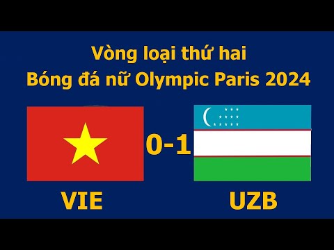 Vietnam vs Uzbekistan 0-1 vòng loại thứ hai bóng đá nữ Olympic Paris 2024