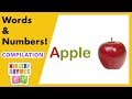 WORDS &amp; NUMBERS | Compilation | Nursery Rhymes TV | English Songs For Kids