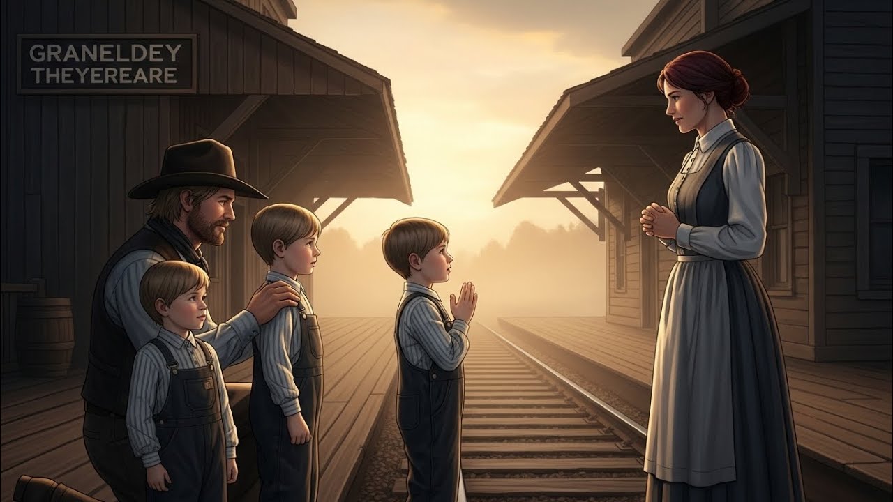 Am Bahnhof Zurückgewiesen – Doch Ein Cowboy Flüsterte: „Meine Zwillinge Brauchen Eine Mutter Wie Dic