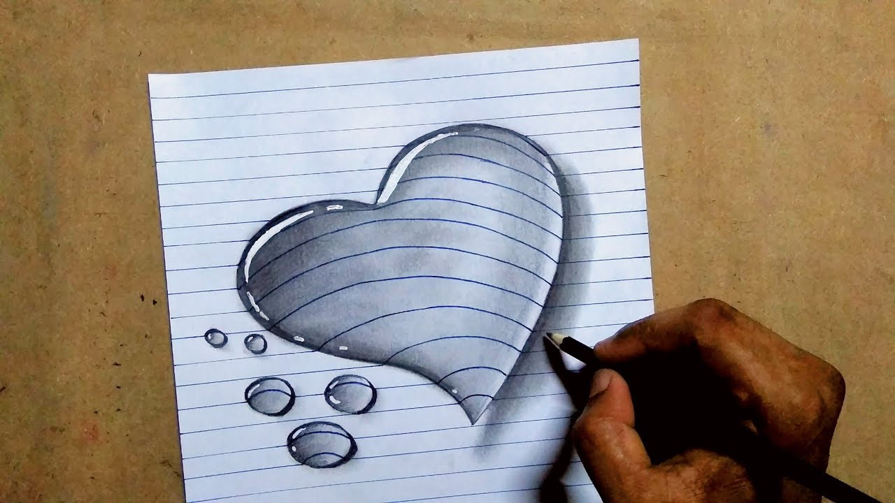 15 Sample Heart shape sketch drawing for Adult