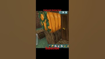 haloovin home toor treehouse#shorts#gaming#craft#tree house