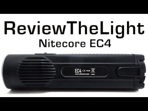 ReviewTheLight:  Nitecore EC4 (First Die-Cast Body Flashlight!)