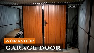 How to make a garage door  Workshop gate