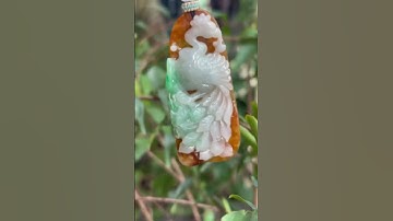 Đỉnh cao chế tác đá: Mặt dây chuyền ngọc bích phượng hoàng tinh xảo