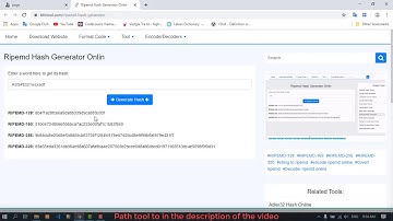 Ripemd Hash Generator Online