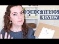 Box of Thirds Subscription Box Review | Well Made Products by Indie Artisans