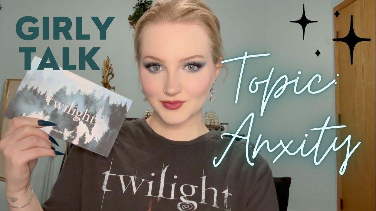 Girly Talk GRWM (Topic:Anxiety) ft.TWILIGHT makeup 🧛🏻🐺🩸🍎 ASMR