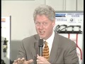 Pres. Clinton At Roundtable on Worker Retraining (1996)