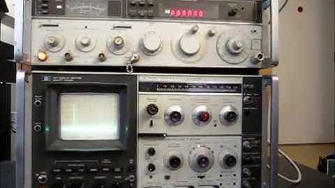 How to calibrate a HP 141T: Part 5, IF plugin display adjustments