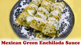 Mexican Green Enchilada Sauce Recipe | Easy & Delicious Homemade Sauce | Step-by-Step Guide