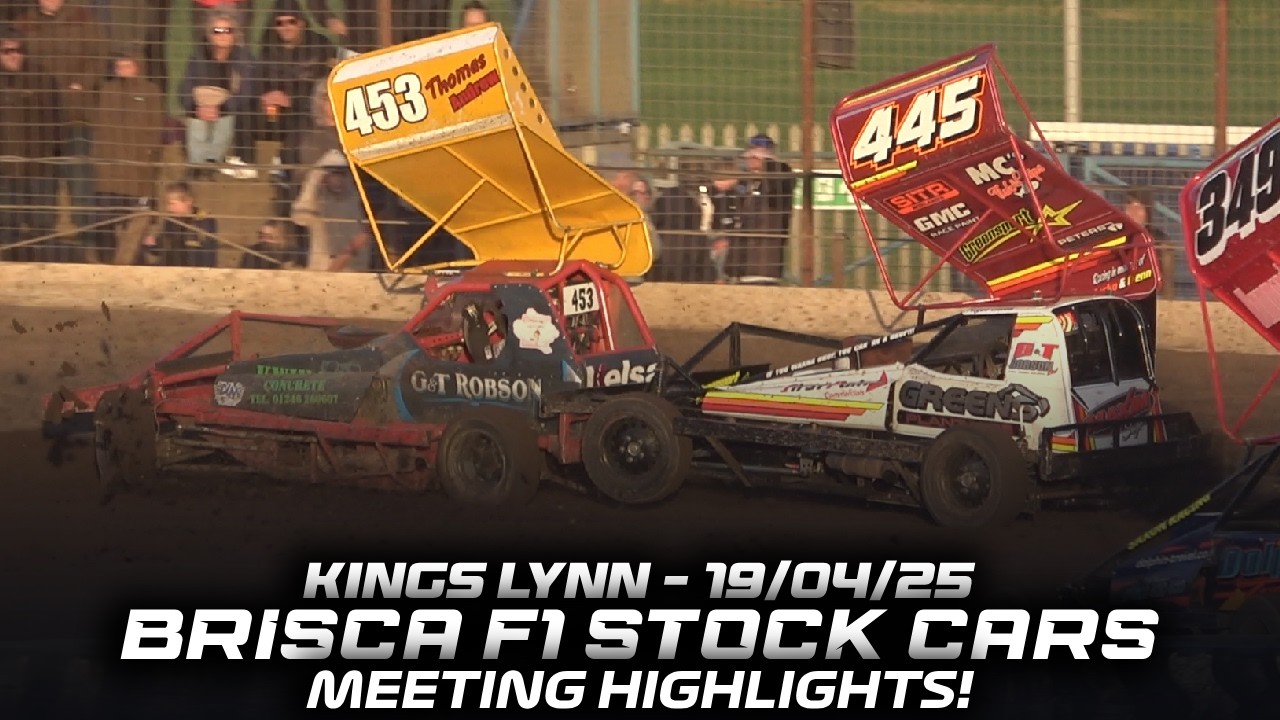 BriSCA F1 Stock Cars - Meeting Highlights (King's Lynn - 19/4/25)