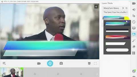 ManyCam 6 – Lower third Feature