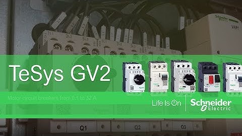 Schneider Electric TeSys GV2 circuit breaker video