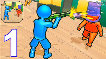 Walkers Attack - Gameplay Walkthrough Part 1 Tutorial Stickman Zombie War Defense (iOS, Android)