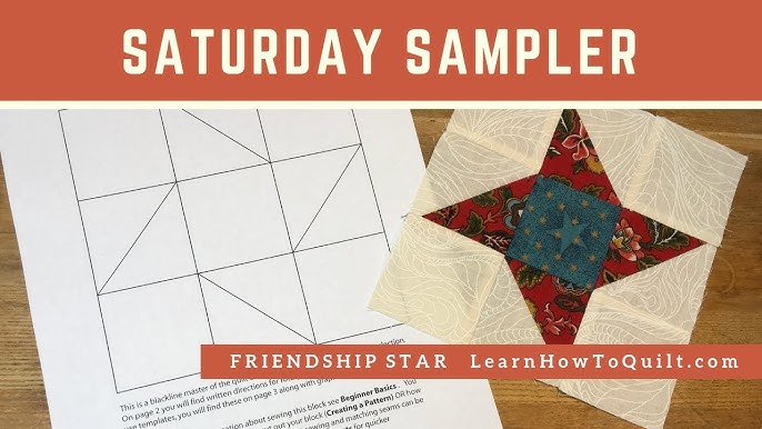 saturday-sampler-friendship-star-matching-triangle-tips-youtube