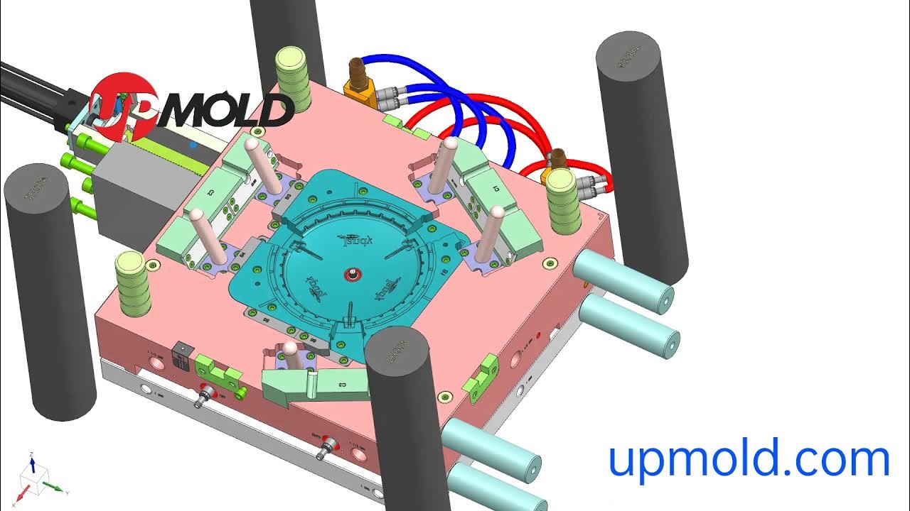 Automatic unscrew plastic mold design for mold manufacturing by Upmold