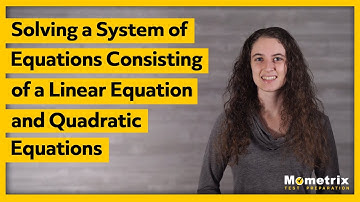 Solving a System of Equations Consisting of a Linear Equation and Quadratic Equations