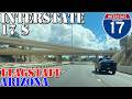 I-17 South - Flagstaff - Arizona - 4K Highway Drive
