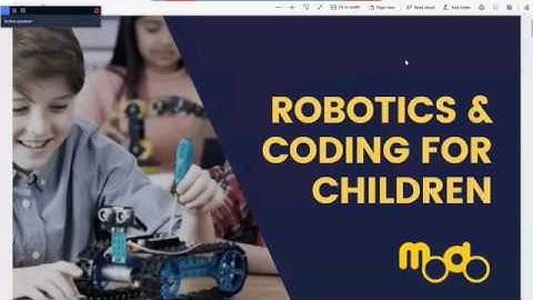 Modo Webinar: Robotics & Coding for Children