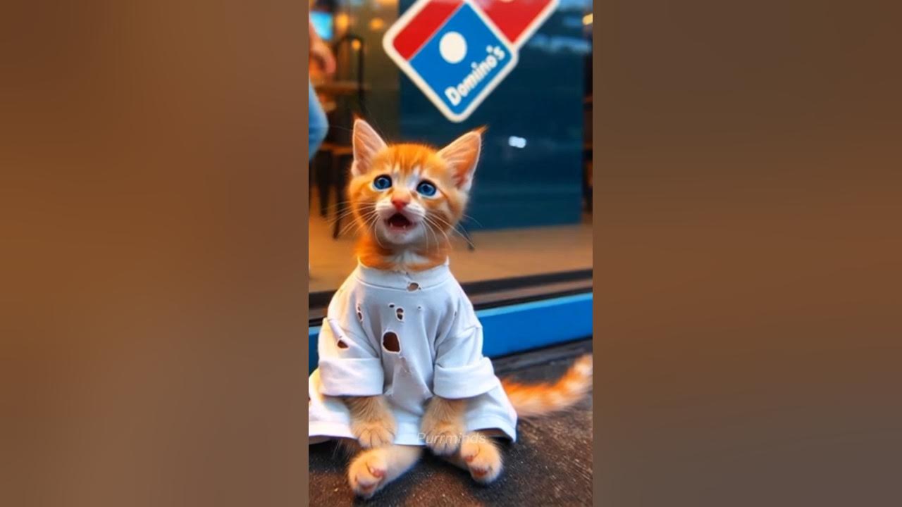Poor kitty who had no money and wanted to eat pizza laughed 😿 #aicat #cat #shorts #kitten #aistory Poor kitty who had no money and wanted to eat pizza laughed 😿 #aicat #cat #shorts #kitten #aistory