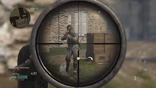 Call Of Duty WW2 Sick Sniper Gameplay With Kar98k Quad Feed Game Winning Killcam!