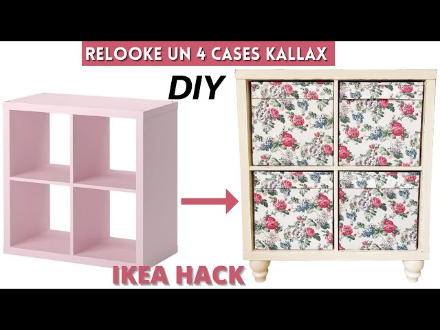 Ikea hack : l'astuce TikTok pour relooker l'étagère Kallax en