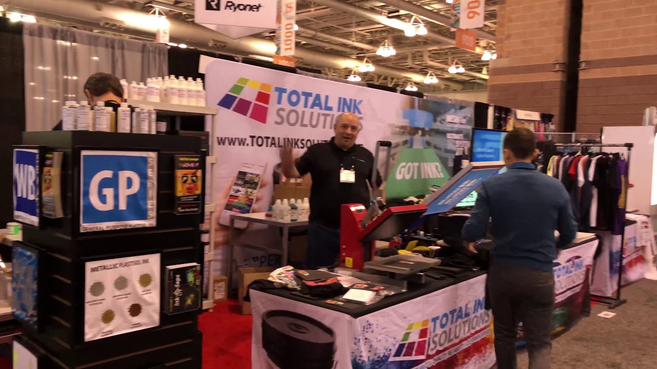 Atlantic City ISS 2018 Trade Show Screen Printing Supplies